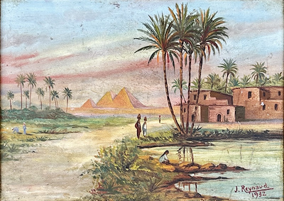 J. Reynaud imzalı tablo — Yağlı Boya, 20×28 cm, 8.000 TL müzayede satışı