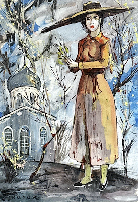 Igor Mayor imzalı tablo — Sulu Boya, 40×30 cm, 3.250 TL müzayede satışı