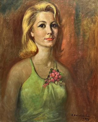 Casimir Rubolowski imzalı tablo — Yağlı Boya, 65.5×56 cm, 20.000 TL müzayede satışı