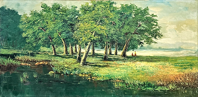 Haydar Besim Aydar imzalı tablo — Yağlı Boya, 50×100 cm, 9.500 TL müzayede satışı