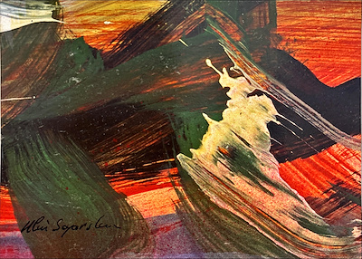 Ulvi Soyarslan imzalı tablo — Yağlı Boya, 11×15.5 cm, 1.250 TL müzayede satışı