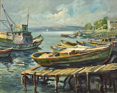 Nihat Taşkıran imzalı tablo — Yağlı Boya, 50×60 cm, 5.000 TL müzayede satışı
