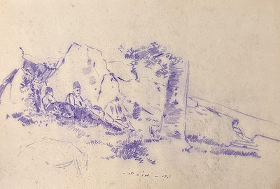 Sadık Göktuna imzalı tablo — 20×22 cm, 1.250 TL müzayede satışı