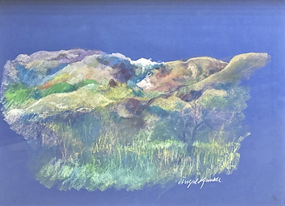 Ünsal Kınıklı imzalı tablo — Pastel Boya, 48×63.5 cm, 6.500 TL müzayede satışı