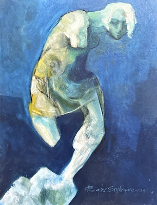 Özgür Eryılmaz imzalı tablo — Yağlı Boya, 65×50 cm, 17.500 TL müzayede satışı