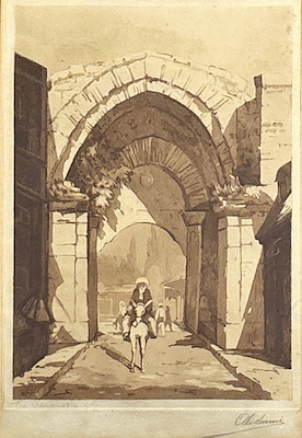Ali Sami Boyar imzalı tablo — Gravür, 28×29 cm, 16.000 TL müzayede satışı