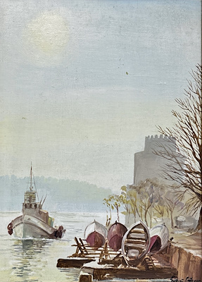 Şükrü Çağlayan imzalı tablo — Yağlı Boya, 40×30 cm, 20.000 TL müzayede satışı