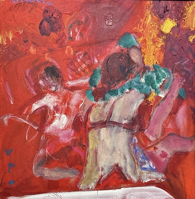 Adil Salih imzalı tablo — Yağlı Boya, 40×40 cm, 12.000 TL müzayede satışı