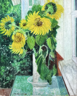 Nihat Akyunak imzalı tablo — Yağlı Boya, 73×60 cm, 55.000 TL müzayede satışı