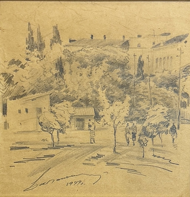 Victor Vasiliyeviç imzalı tablo — 20×19 cm, 3.000 TL müzayede satışı
