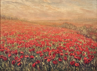 Nur Göksu imzalı tablo — Yağlı Boya, 30×40 cm, 8.500 TL müzayede satışı
