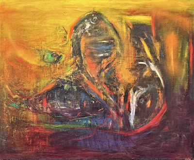 Ünal Kuş imzalı tablo — Yağlı Boya, 115×90 cm, 15.000 TL müzayede satışı