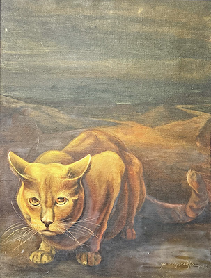 Yüksel Diyaroğlu imzalı tablo — Yağlı Boya, 35×45 cm, 2.500 TL müzayede satışı