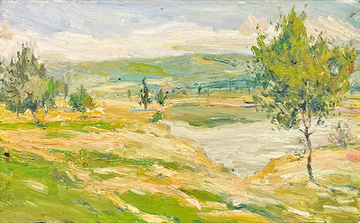 Türker Metingül imzalı tablo — Yağlı Boya, 20×31 cm, 2.000 TL müzayede satışı