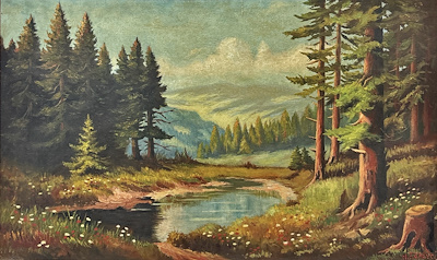 Nurhan Fenerci imzalı tablo — Yağlı Boya, 47×78.5 cm, 8.000 TL müzayede satışı