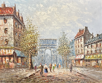 Burney imzalı tablo — Yağlı Boya, 50×60 cm, 5.000 TL müzayede satışı