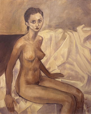 Fahri Sümer imzalı tablo — Yağlı Boya, 61×50 cm, 35.000 TL müzayede satışı