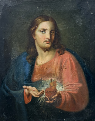 Pompeo Batoni (1708 - 1787) Röprodüksiyon imzalı tablo — Yağlı Boya, 28.5×22.5 cm, 15.000 TL müzayede satışı
