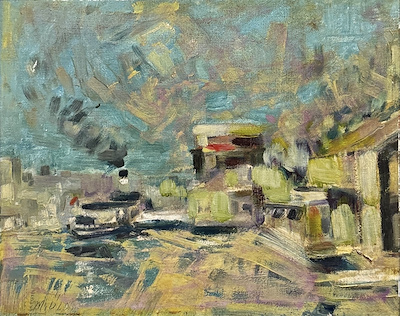 Mesut Oldaş imzalı tablo — Yağlı Boya, 30×37 cm, 3.000 TL müzayede satışı