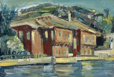 Mesut Oldaş imzalı tablo — Yağlı Boya, 30×43 cm, 3.500 TL müzayede satışı