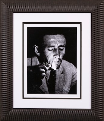 Ara Güler - Orhan Veli Kanık Portresi-İmzalı ve Kaşeli, Fotoğraf