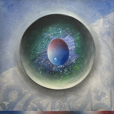 Metin Erkan Kafkas imzalı tablo — Yağlı Boya, 100×100 cm, 30.000 TL müzayede satışı