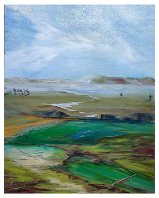 Turgay Sarı imzalı tablo — Yağlı Boya, 35×50 cm, 8.000 TL müzayede satışı
