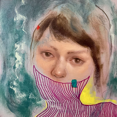 Derya Ahmetbeyoğlu imzalı tablo — Yağlı Boya, 25×25 cm, 3.000 TL müzayede satışı