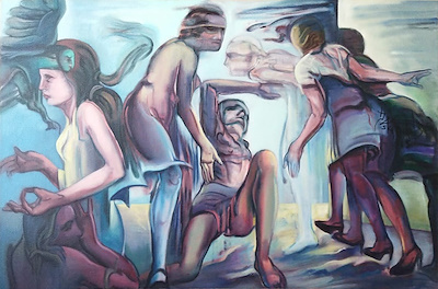 Kemal İskender imzalı tablo — Yağlı Boya, 120×80 cm, 50.000 TL müzayede satışı