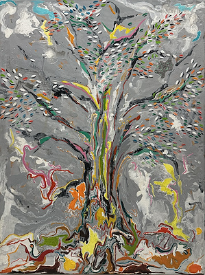 Maide Bulak imzalı tablo — Akrilik Boya, 50×35 cm, 3.500 TL müzayede satışı