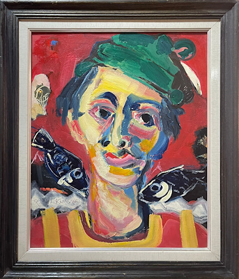 Orhan Kurmalı imzalı tablo — Yağlı Boya, 45×55 cm, 7.000 TL müzayede satışı