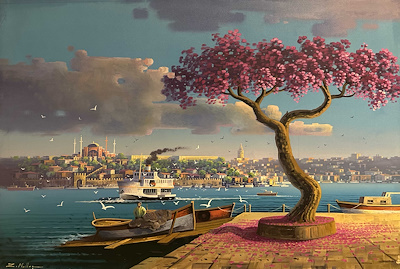Zekeriya Malkoç imzalı tablo — Yağlı Boya, 100×70 cm, 6.000 TL müzayede satışı