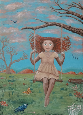 Sedat Aydemir imzalı tablo — Akrilik Boya, 25×35 cm, 1.500 TL müzayede satışı