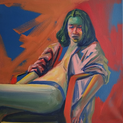 Ferhat Arat imzalı tablo — Yağlı Boya, 40×40 cm, 4.000 TL müzayede satışı
