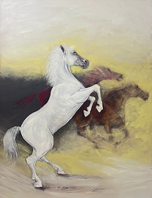 Durmuş Ali Akça imzalı tablo — Yağlı Boya, 60×80 cm, 7.000 TL müzayede satışı