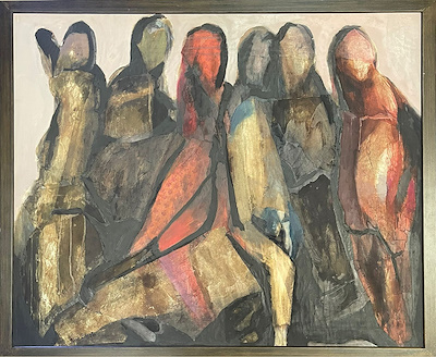 Aynur Zilkaya imzalı tablo — Yağlı Boya, 100×120 cm, 9.000 TL müzayede satışı