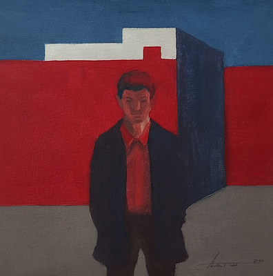 Ferhat Arat imzalı tablo — Yağlı Boya, 25×25 cm, 3.000 TL müzayede satışı