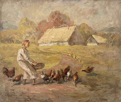 Casimir Rubolowski imzalı tablo — Yağlı Boya, 65×55 cm, 25.000 TL müzayede satışı