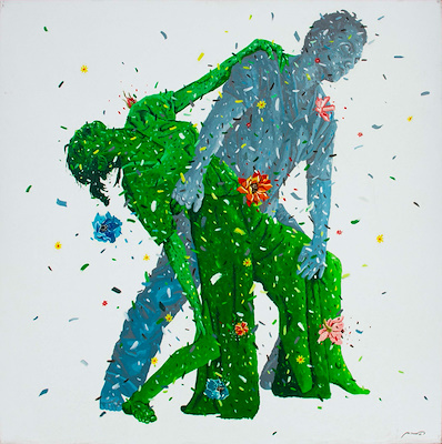 Mehmet Demir imzalı tablo — Akrilik Boya, 100×100 cm, 10.000 TL müzayede satışı