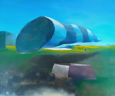 Barış Sarıbaş imzalı tablo — Yağlı Boya, 100×120 cm, 50.000 TL müzayede satışı