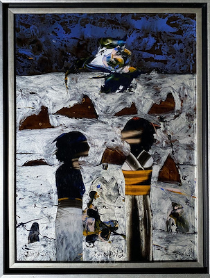 Ekrem Kadak imzalı tablo — 70×50 cm, 40.000 TL müzayede satışı