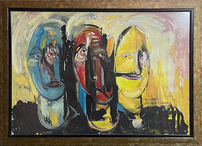 Orhan Kurmalı imzalı tablo — Yağlı Boya, 70×100 cm, 18.000 TL müzayede satışı
