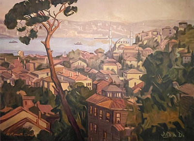 Aydın Dağpınar imzalı tablo — Akrilik Boya, 71×51 cm, 5.000 TL müzayede satışı