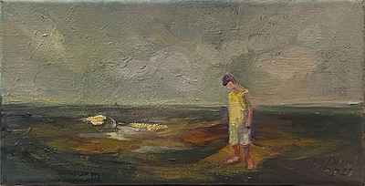 Işıl Dural imzalı tablo — Yağlı Boya, 13×26 cm, 2.000 TL müzayede satışı