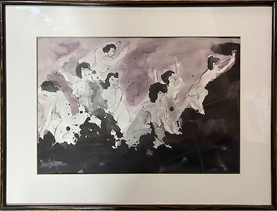 Aynur Zilkaya imzalı tablo — Sulu Boya, 33×48 cm, 2.500 TL müzayede satışı