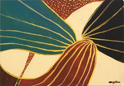 Aylin Demir imzalı tablo — Akrilik Boya, 35×50 cm, 4.000 TL müzayede satışı