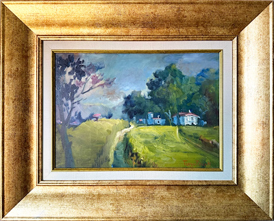Turgut Akan imzalı tablo — Akrilik Boya, 26×37 cm, 7.000 TL müzayede satışı