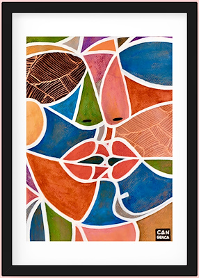Can Genca imzalı tablo — Karışık Teknik, 30×21 cm, 4.500 TL müzayede satışı