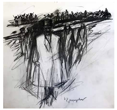 Zafer Gençaydın imzalı tablo — 31×34 cm, 15.000 TL müzayede satışı
