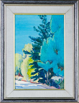 Veysel Günay imzalı tablo — Yağlı Boya, 33×22 cm, 7.000 TL müzayede satışı